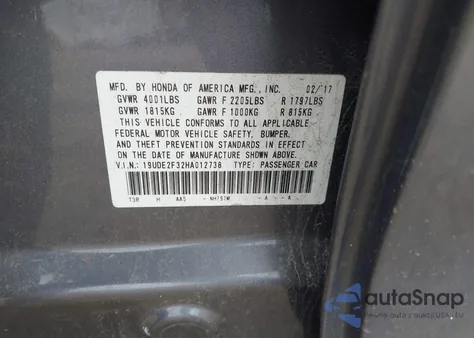 2017 Acura Ilx Acurawatch Plus Package from USA, damaged, VIN 19UDE2F32HA012738